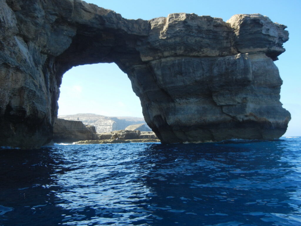 Azure WIndow vista dal mare